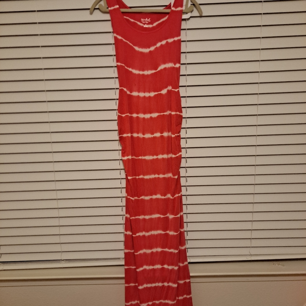 Tank Sleeve Maternity Maxi Dress